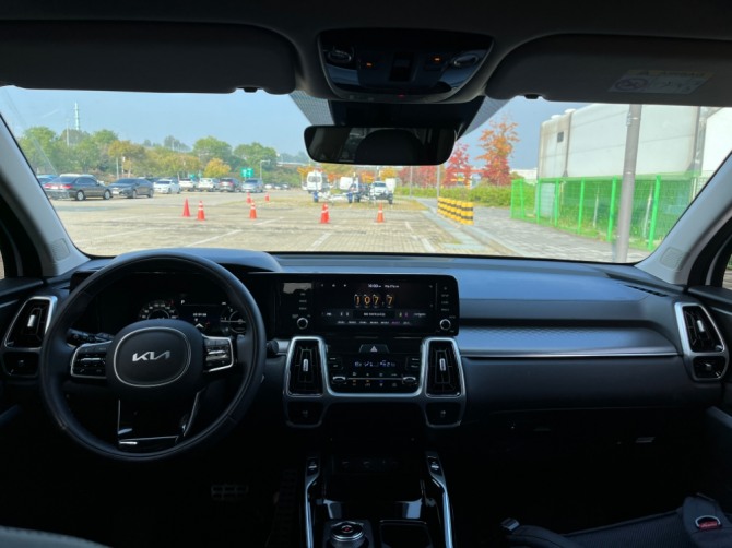 쏘렌토 2.2디젤 실내. 사진=글로벌이코노믹 이창호 기자