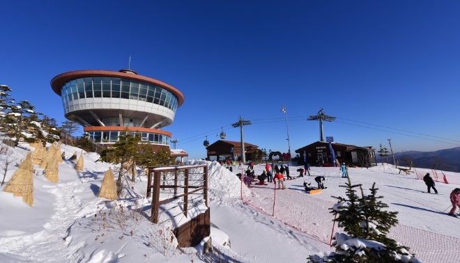 강원도 정선 강원랜드 하이원 리조트 스키장 모습. 사진=강원랜드 