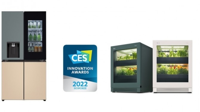 미국 소비자기술협회에서 10일(현지시간) 발표한 CES혁신상을 수상한 LG전자 제품. 사진=LG전자 