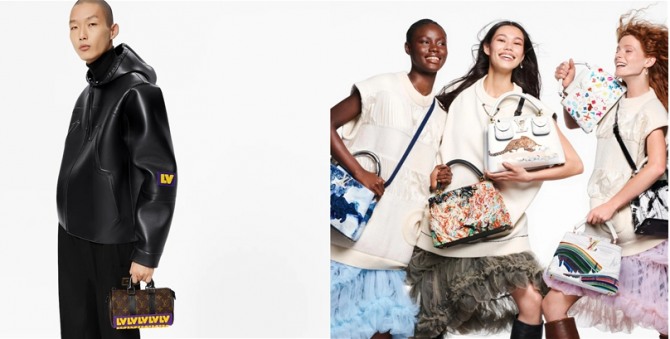 루이비통 키폴 XS(좌), 루이비통 아티카퓌신(우) ⓒ 루이비통