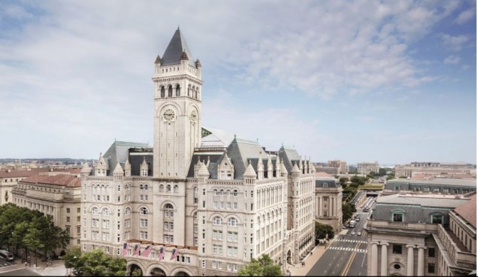 트럼프 인터내셔널 호텔(The Trump International Hotel) 워싱턴 DC. 사진=트럼프 인터내셔널 호텔