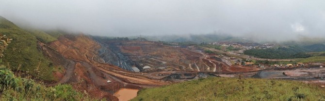브라질 미나스 제라이스주의 광산 전경. 사진=로이터