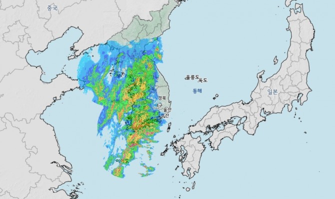 기상청 오늘날씨 전국 일기예보 