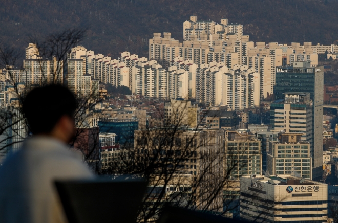 서울 남산에서 바라본 서울시내 아파트의 모습. 사진=뉴시스
