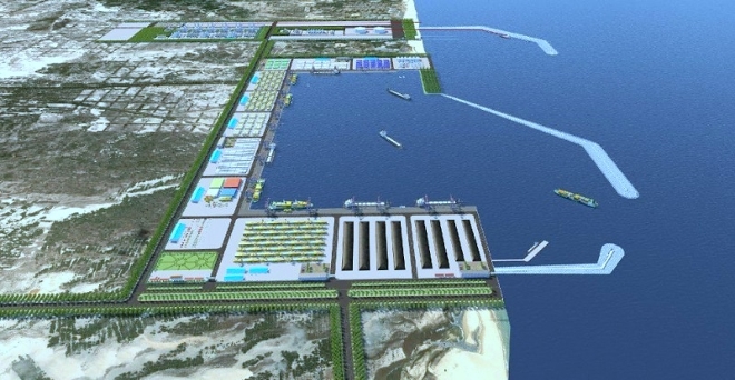 베트남 꽝찌성 하이랑 LNG 발전소 프로젝트 조감도. 사진=베트남 경제지 킨테도티(Kinhtedothi) 
