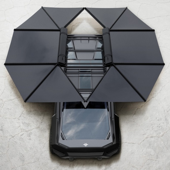 울프강LA이 개발한 전기트럭 ‘선더트럭’의 시제품 디자인. 사진=울프강LA