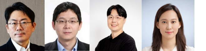 (왼쪽부터) 노종완 SK하이닉스 사장, 박찬우 삼성전자 부사장, 추교웅 현대자동차 부사장, 신성은 LG전자 상무. 사진= 각 사