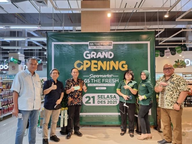 GS리테일이 인도네시아의 보고르에 7번째 슈퍼마켓 더프레시를 열었다. 