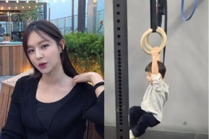 JTBC 아나운서 출신 조수애가 아들 사진을 공개했다. 사진=뉴시스