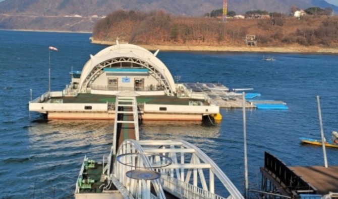 제천 청풍호 수상비행장 현장