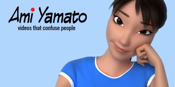 최초의 버추얼 유튜버로 알려진 '아미 야마토'. 사진=페이스북 캡처