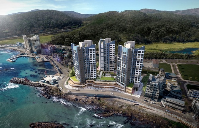 ‘쌍용 더 플래티넘 오시리아’ 조감도. 사진=쌍용건설