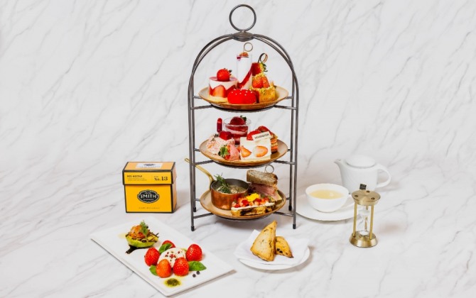 켄싱턴호텔앤리조트는 3월 31일까지 '딸기 애프터눈 티 세트'를 판매한다. 사진=켄싱턴호텔앤리조트