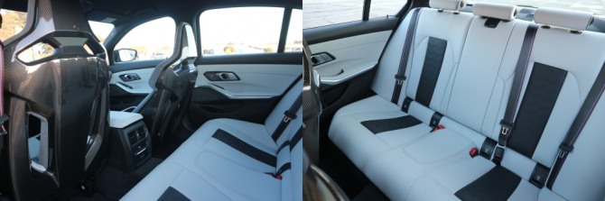BMW M3 2열 모습. 사진=글로벌이코노믹 김정희 기자