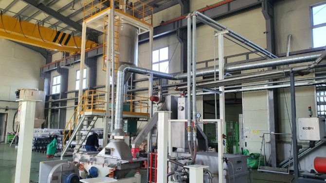 경기 화성시에 자리한 네오엔프라 생산공장. 네오엔프라는 그래핀과 이종(異種) 제품들을 결합시키는 GMGP기술을 보유하고 있다. 사진=서종열 기자