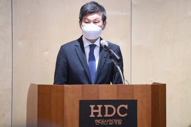 HDC Hyundai Development Chairman Chung Mong-gyu. Photo=NEWSIS