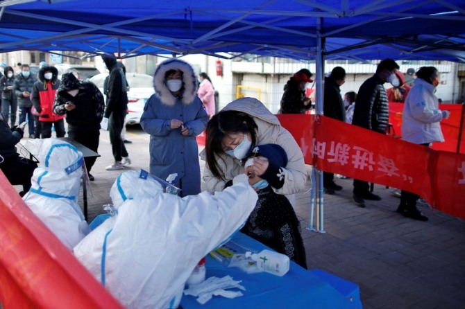 톈진시는 코로나19 감염증 확산한 것으로 지역 봉쇄하고 있다. 사진=로이터