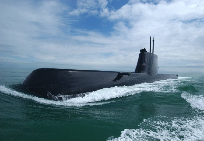 2차 잠수함도입사업(KSS-II)의 1번함인 손원일함. 현대중공업이 건조한 손원일함은 2007년 12월 취역했다. 사진=해군본부