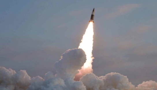 북한 미사일 발사장면. 사진=뉴시스