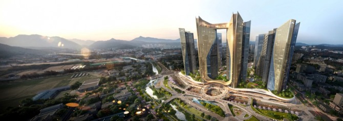 대전 장대B구역 재개발 조감도. 사진=현대건설