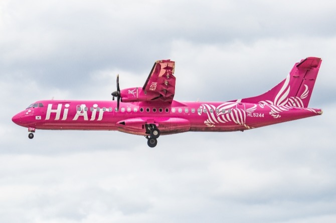 하이에어의 ATR 72-500 항공기. 사진=뉴시스