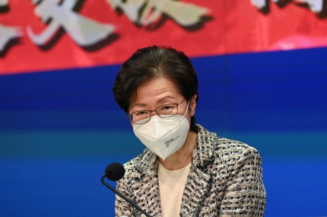 캐리 람 홍콩 행정장관. 사진=로이터