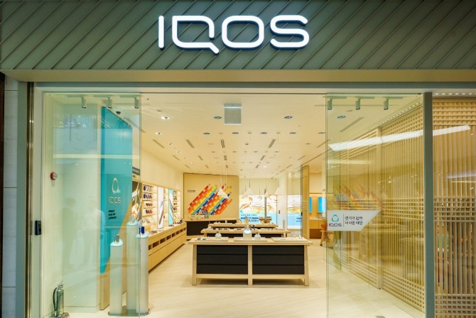 아이코스 여의도 IFC점. 사진=한국필립모리스