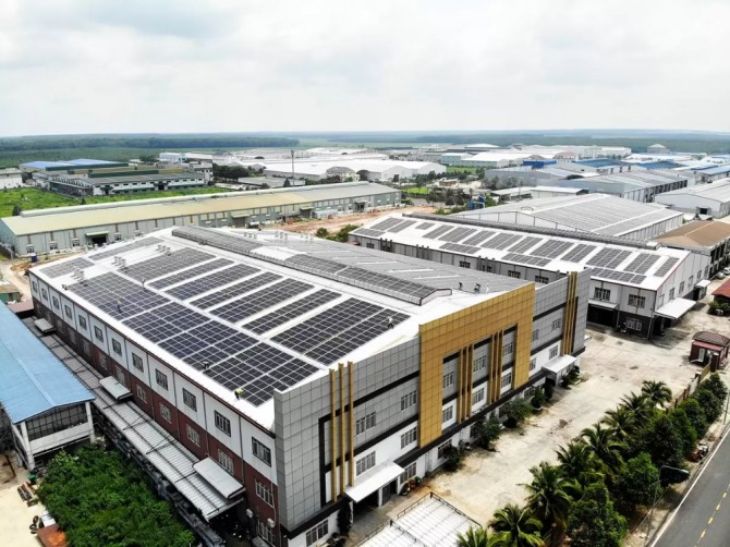 베트남 박닌성 입주기업들은 옥상 태양광패널의 설치를 중단했다.