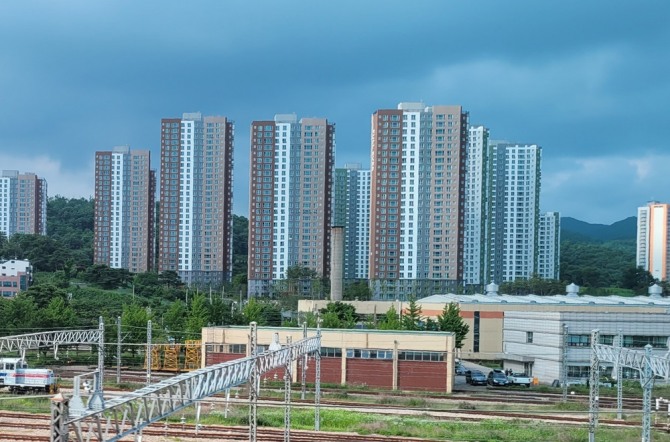 경기 지역 역세권 아파트 모습. 사진=글로벌이코노믹DB