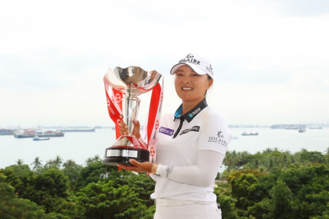 HSBC 위민스 월드 챔피언십 우승자 고진영. 사진=LPGA
