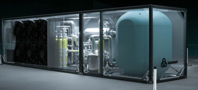 미 국방부가 개발에 착수한 소형 원자로 개념도.