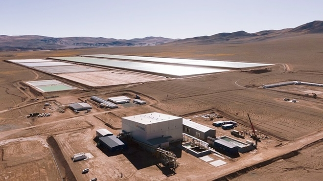 포스코의 아르헨티나 리튬 생산 데모플랜트 공장 및 염수저장시설. 사진=포스코그룹