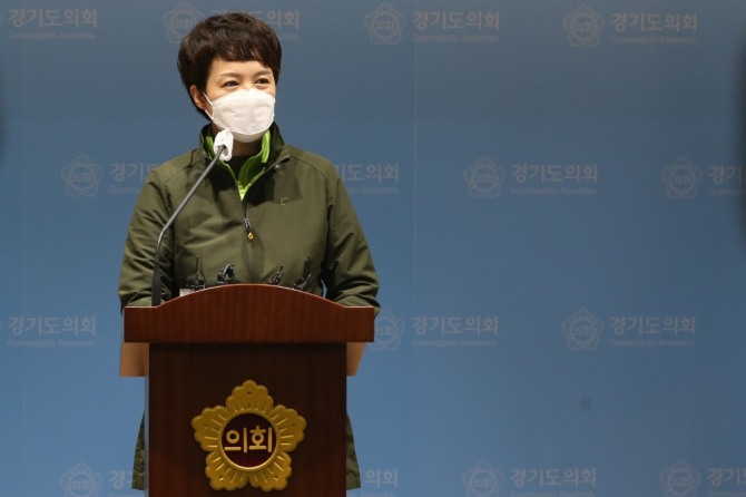 국민의 힘 김은혜 경기도지사 후보 기자회견