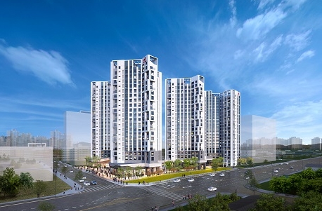 힐스테이트 도화 더테라스 투시도