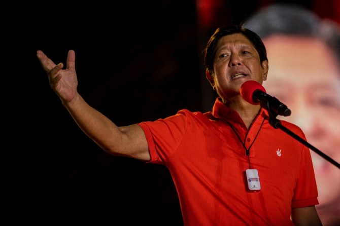 필리핀의 새 대통령으로 당선이 유력한 페르디난드 마르코스 주니어 전 상원의원. 사진=로이터