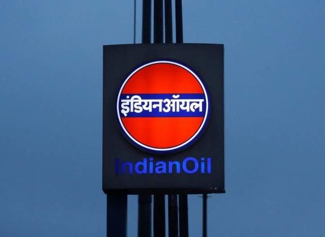Indian Oil's logo. Photo=Reuters