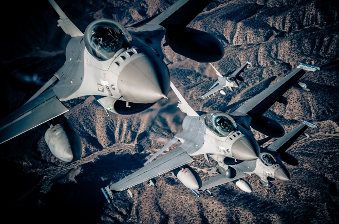 항공방산기업 노스롭그루먼이 미 공군의 F-16 전자전 체계 통합을 위한 인증 계약을 수주했다고 18일 밝혔다. 사진=노스롭그루먼 