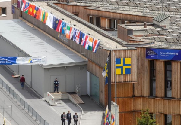 세계경제포럼 연례회의가 열리는 스위스 다보스 회의장 모습. 사진=로이터