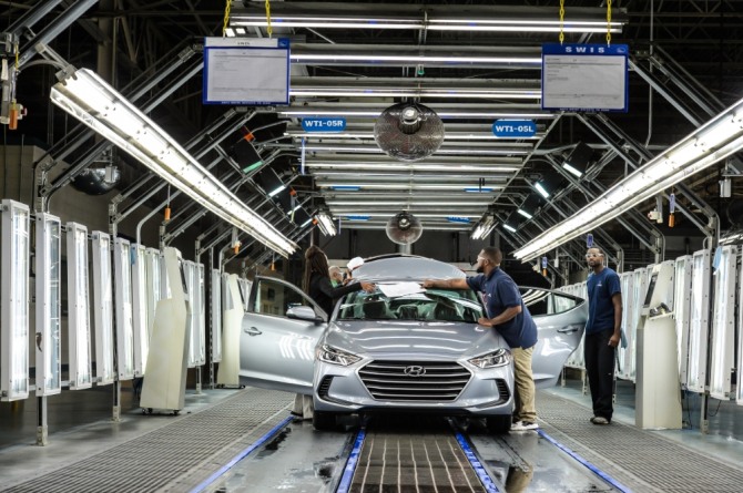 현대차가 운영 중인 미국 앨리바마주 현대차생산법인. 사진=현대차