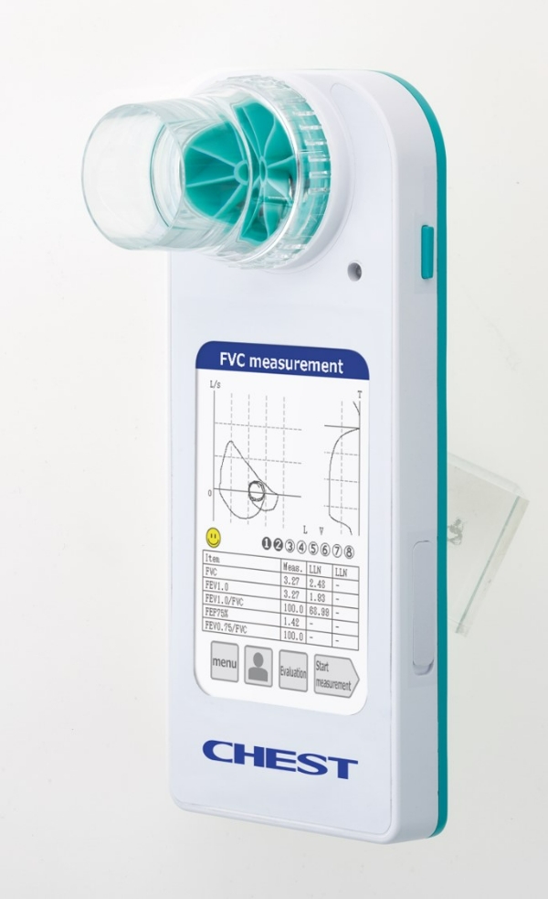 휴대용 폐활량계 '체스트메이트'. 사진=JW그룹