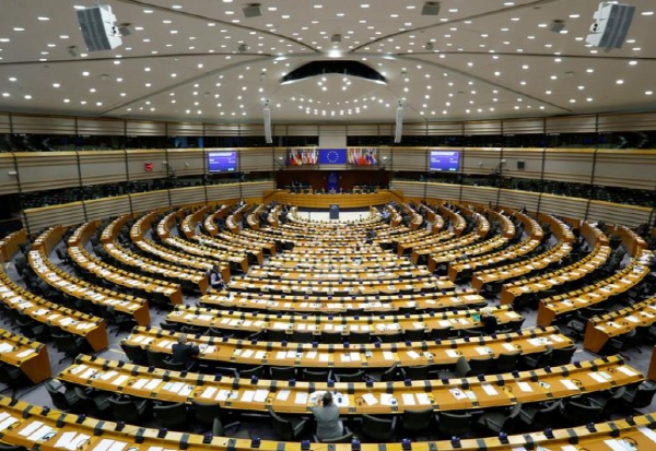 프랑스 스트라르부르의 유럽의회 본회의장 모습. 