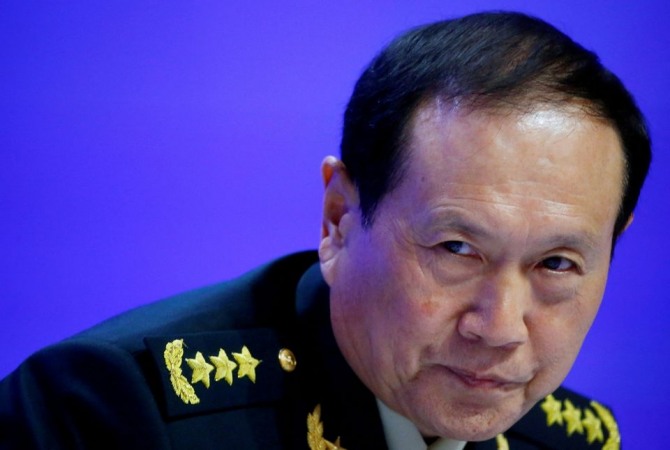 중국 국방부장 웨이펑허. 사진=로이터