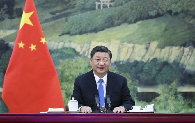 시진핑 중국 국가주석은 브릭스 비즈니스 포럼에서 세계경제의 무기화를 비난했다. 사진=뉴시스