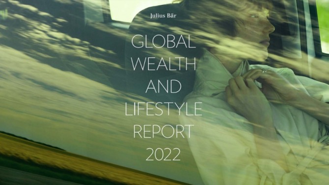 줄리어스베어가 최근 펴낸 ‘2022년도 글로벌 부호 및 라이프스타일’ 보고서. 사진=줄리어스베어