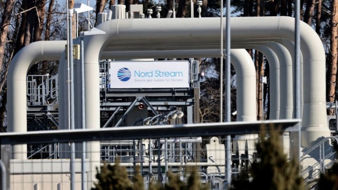 러시아가 독일 등 유럽 국가에 천연 가스를 공급하는 '노르트 스트림1' 파이프 라인. 사진=로이터