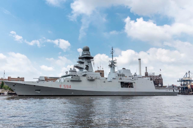 이집트와 이탈리아가 15조원대의 대규모 무기거래를 체결할 것으로 알려진 가운데 이번 무기거래에는 이탈리아와 프랑스가 공동개발한 FREEM급 이지스형 다목적 호위함 4척이 포함된 것으로 알려졌다. 사진=한국방위산업포럼 