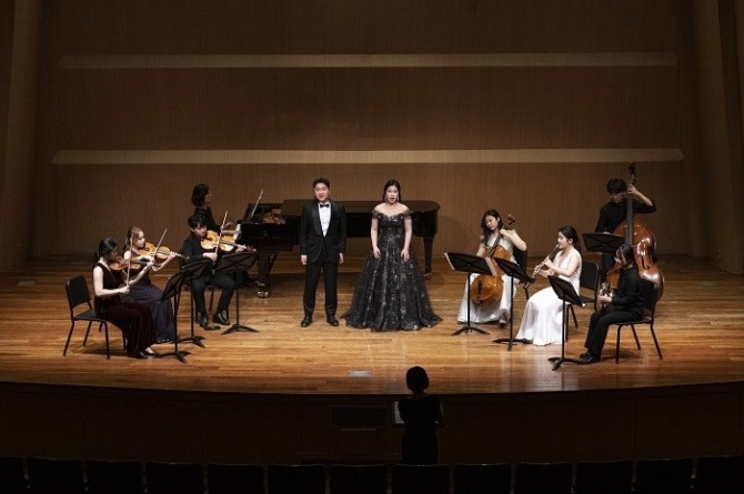 2021년 11월 개최된 온드림 문화예술 인재들의 성장 프로그램 중 하나인 온드림 앙상블 활동모습. 사진=현대차 정몽구 재단