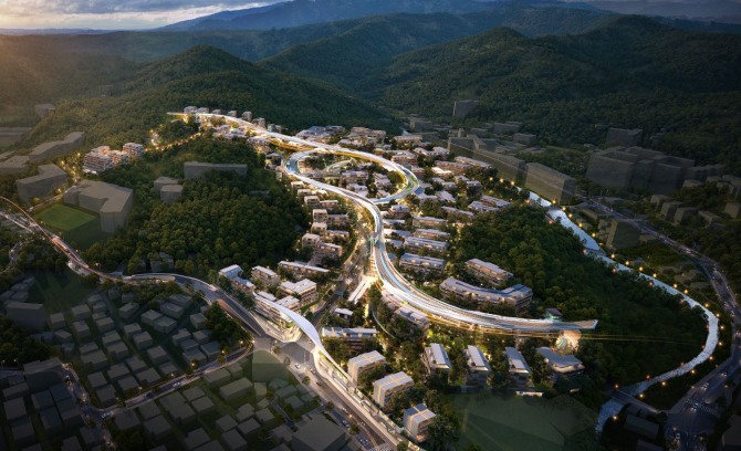 서울 성북구 정릉골 재개발 사업 조감도. 사진=포스코건설