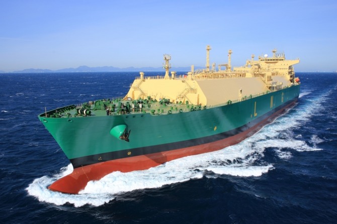 LNG carrier built by Samsung Heavy Industries. Photo= Samsung Heavy industries
