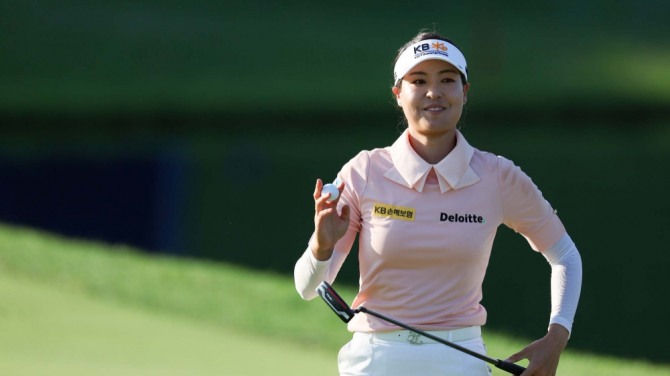 우승기회를 잡은 전인지. 사진=LPGA